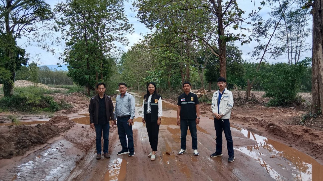 สำรวจร่องระบายน้ำตื้นเขิน ม.3 และ ม.4 , สำรวจ โครงการก่อสร้างพนังกันน้ำกล่องเกเบี้ยน ม.6