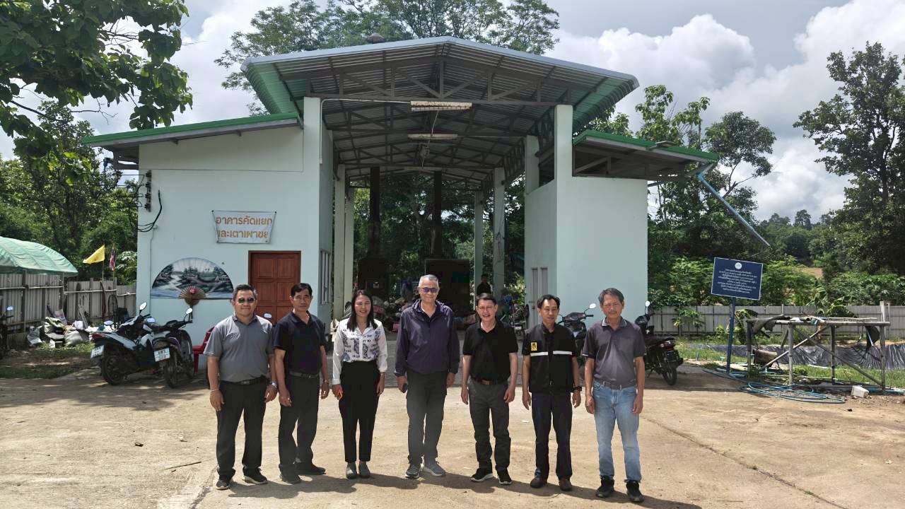 ต้อนรับคณะจากเชียงใหม่ เข้าเยี่ยมชมศูนย์บริหารจัดการขยะตำบลวังซ้าย