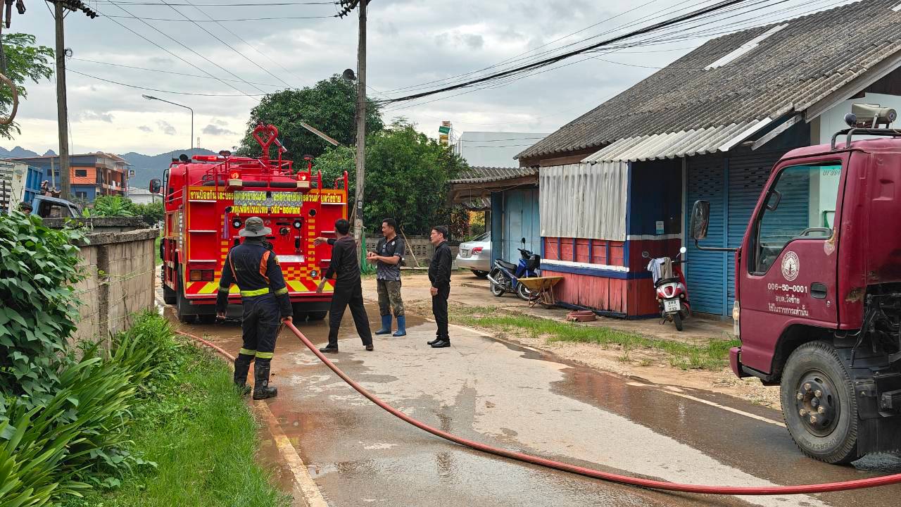 ฉีดล้างท่ออุดตัน บ้านหัวทุ่ง หมู่ที่ 3